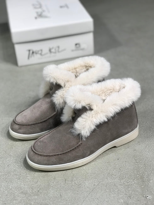 COZY TAŞ GRİ ORJİNAL SÜET BOT